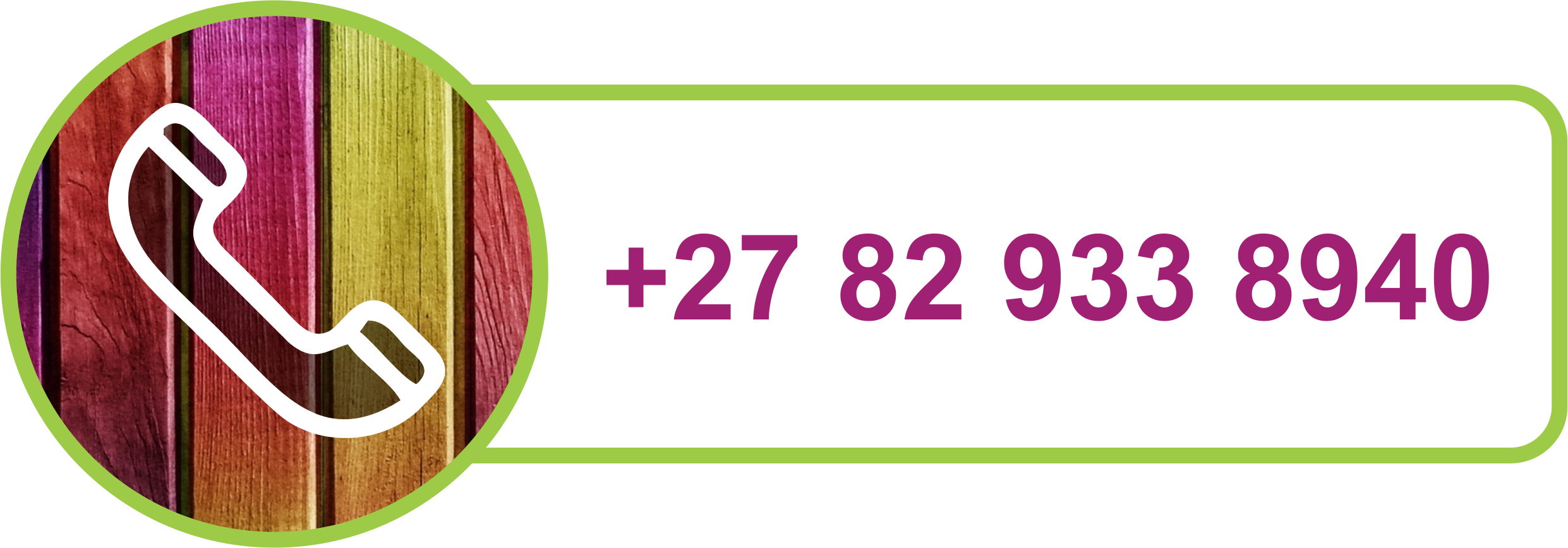 Contact us button for telephone